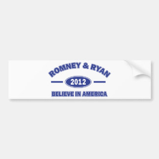 Romney und Ryan 2012 Autoaufkleber