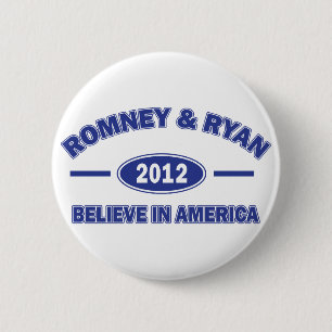 Romney und Ryan 2012 Button