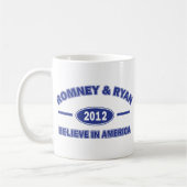 Romney und Ryan 2012 Kaffeetasse (Links)