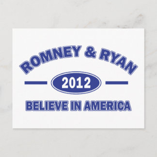 Romney und Ryan 2012 Postkarte