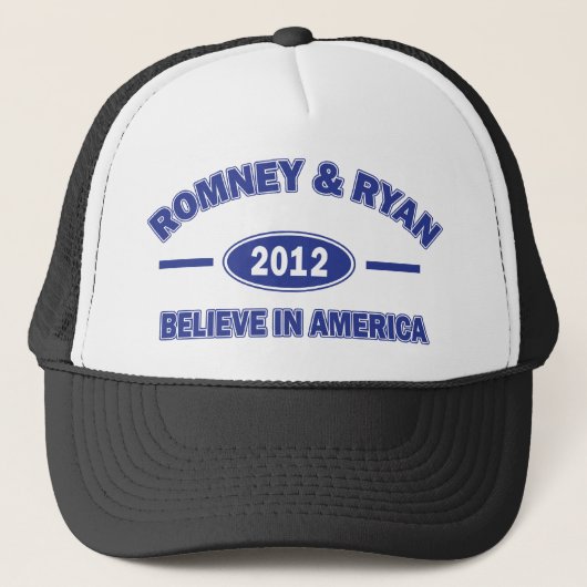 Romney und Ryan 2012 Truckerkappe (Vorderseite)