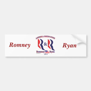 Romney und Ryan Autoaufkleber