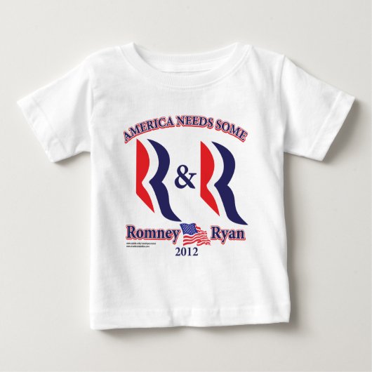 Romney und Ryan Baby T-shirt (Vorderseite)