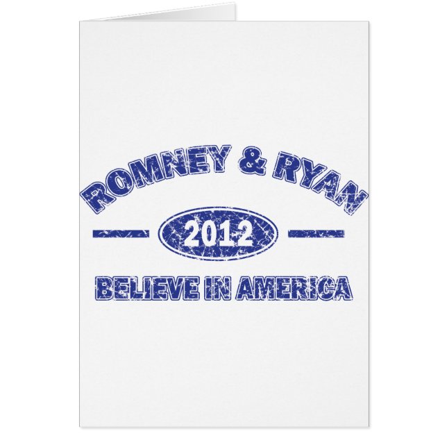 Romney und Ryan glauben an Amerika (Vorne)