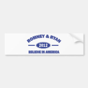 Romney und Ryan glaubve Autoaufkleber