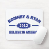 Romney und Ryan glaubve Mousepad (Mit Mouse)