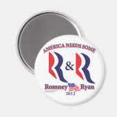 Romney und Ryan Magnet (Vorderseite/Rückseite)