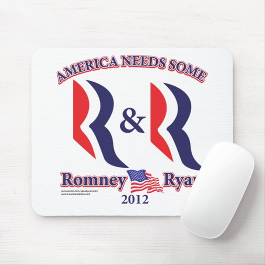 Romney und Ryan Mousepad (Mit Mouse)