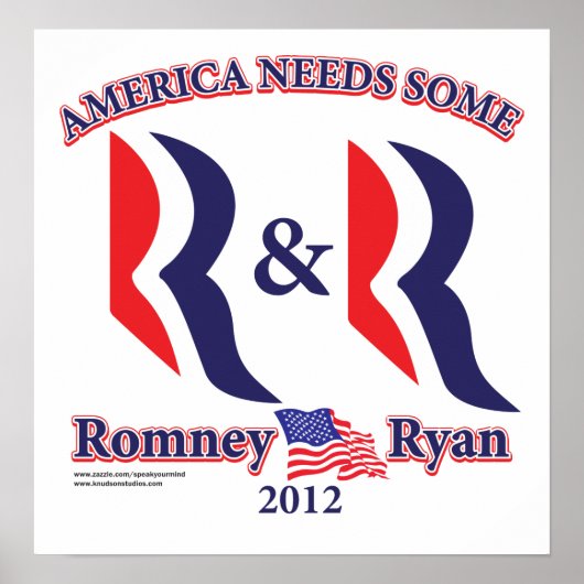 Romney und Ryan Poster (Vorne)