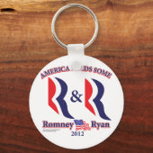 Romney und Ryan Schlüsselanhänger (Vorderseite)