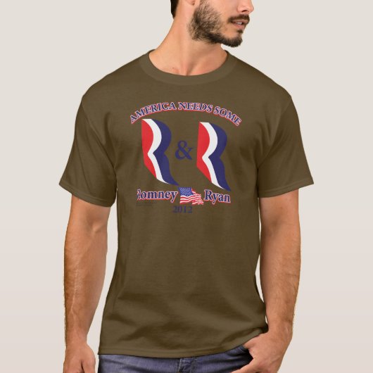 Romney und Ryan T-Shirt (Vorderseite)