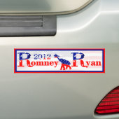 Romney und RyanAutoaufkleber 2012 Autoaufkleber (Auf Auto)