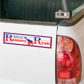 Romney und RyanAutoaufkleber 2012 Autoaufkleber (Auf Lkw)