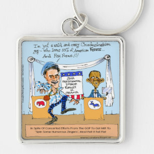 Romney versucht es mit Zingers auf Obama Lustige G Schlüsselanhänger