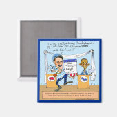 Romney versucht Zingers über Obama Funny Gifts & C Magnet (Vorderseite/Rückseite)