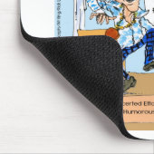 Romney versucht Zingers über Obama Funny Gifts & C Mousepad (Ecke)