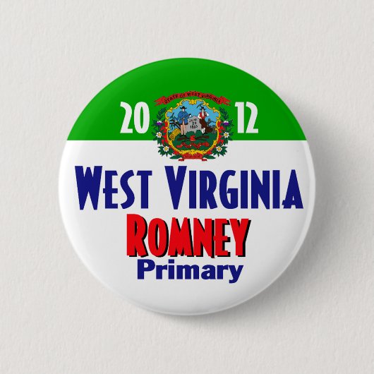 Romney WEST VIRGINIA Knopf Button (Vorderseite)