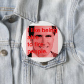 Romney Zitat - ich mag in der Lage sein, Leute zu Button (Beispiel)