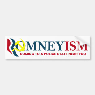 Romneyism/Sozialismus, Anti-Romney Autoaufkleber