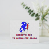 Romneys Hund Postkarte (Stehend Vorderseite)