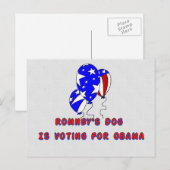 Romneys Hund Postkarte (Vorne/Hinten)