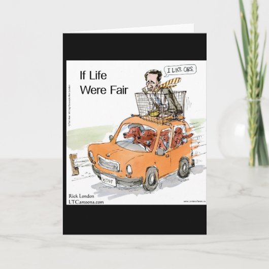 Romneys irische Setter-Rache-Grußkarten Karte (Vorderseite)