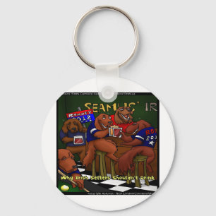 Romneys irische Setters Funny Key Chain Schlüsselanhänger