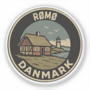 Rømø, Dänemark Danmark Aufkleber