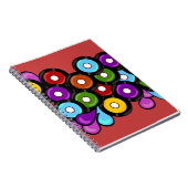 Romp Fun Music Pattern Art Notizblock (Rechte Seite)