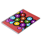 Romp Fun Music Pattern Art Notizblock (Linke Seite)