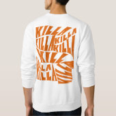 Rompe con lo básico y viste arte. sweatshirt (Rückseite)