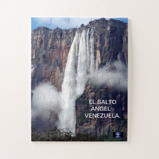 ROMPECABEZAS DEL SALTO ÁNGEL. PUZZLE (Vertikal)