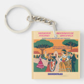 Rompecabezas  Honduras CHOLUTECA Retro poster Schlüsselanhänger (Vorderseite)