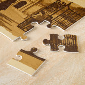 Rompecabezas  Honduras Santa Barbara Retro poster Puzzle (Seite)