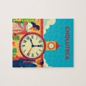 ROMPECABEZASHonduras CHOLUTECA RELOJ Retro poster Puzzle (Horizontal)