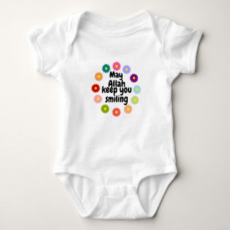 Romper "May Allah keep you smiling". Baby Strampler