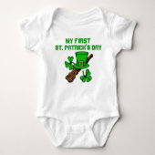 Romper "St. Patrick's day". Baby Strampler (Vorderseite)