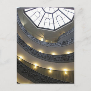 Roms architektonische Decke Postkarte