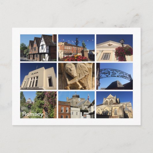 Romsey Postkarte (Vorderseite)