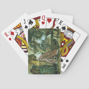 Romulus, Eroberer von Acron, nimmt seinen Hintern Spielkarten