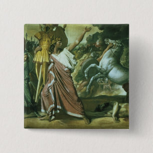 Romulus, Eroberer von Acron, seinen Hintern zu t Button