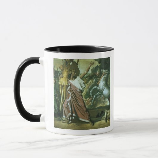 Romulus, Eroberer von Acron, seinen Hintern zu t Tasse (Links)