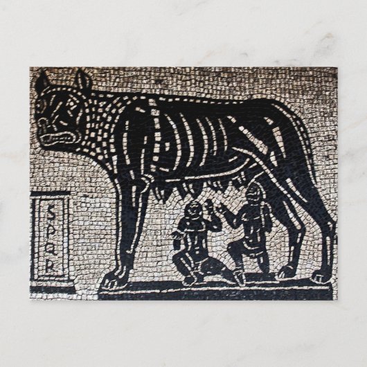 Romulus & Remus Postkarte (Vorderseite)