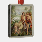 Romulus säugte durch den Siewolf Silbernes Ornament (Rechts)