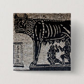 Romulus u. Remus Button (Vorderseite)