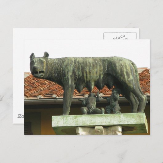 Romulus und Remus - das antike Rom Postkarte (Vorne/Hinten)