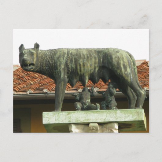 Romulus und Remus - das antike Rom Postkarte (Vorderseite)