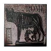 Romulus und Remus Fliese (Vorderseite)