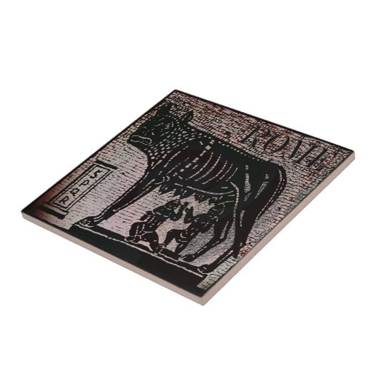 Romulus und Remus Fliese (Seite)