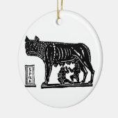 Romulus und Remus römische Mythologie Keramik Ornament (Links)